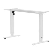 Biurko elektryczne regulacja wys. Ergo Office ER-400 W, max wys. 1160mm, max - 80 kg, bez blatu do pracy stojąco siedzącej, białe
