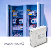 Zasilacz na szynę DIN Qoltec | 10W | 12V | 0.83A | Biały | Slim