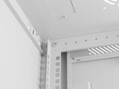 Szafa instalacyjna Rack Lanberg wisząca 19" 4U 600x450 szara drzwi metalowe (flat pack)