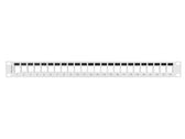 Patch panel pusty Lanberg PPKS-1024-S 24 port 1U 19" do modułów keystone szary