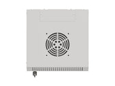 Szafa instalacyjna Rack Lanberg Wisząca 10" 9U 300x300 Drzwi Przeszklone (flat pack) Szara
