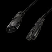 Przedłużacz kabla zasilającego LogiLink CP129 IEC C8 > C7 czarny 2m