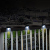Lampa solarna schodowa tarasowa LED Maclean MCE319 IP44 4000K Ni-MH 100 mAh, 80x45x45mm czuj. zmierzchu