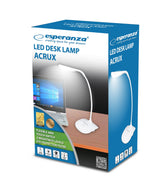 Lampka biurkowa LED Esperanza Acrux ELD103W biała
