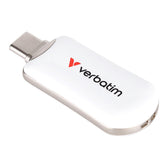 Pendrive Verbatim Plectra 512GB USB-C 3.0 White
