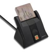 Czytnik kart chipowych ID Qoltec SCR-0643 | USB 2.0 + adapter USB-C