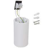 Oprawa natynkowa / tuba Maclean MCE458 W/W punktowa okrągła aluminiowa GU10 55x100mm biała