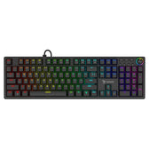 Klawiatura przewodowa SAVIO STYX Outemu Peach Silent mechaniczna Hot Swap RGB