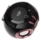 Radio Boombox CD MP3 USB Adler AD 1181 black copper