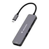 Hub USB Verbatim Multi Port Essentials USB-C PD, USB-A 3.0, USB-A 2.0, HDMI, SD/microSD