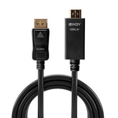 Kabel adapter LINDY DisplayPort - HDMI M/M 10.2G 2m czarny 4K UHD 30Hz