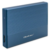 Obudowa/kieszeń Qoltec na dysk SSD HDD 2.5" | SATA | USB 3.0 | Super speed 5Gb/s | 2TB | Niebieski