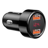 Ładowarka samochodowa Baseus Magic BS-C20A CCMLC20A-01 45W z dwoma gniazdami USB Quick Charge 3.0
