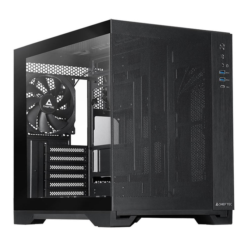 Obudowa Chieftec VISIO AIR GM-30B-M-OP ATX z oknem bez zasilacza czarna