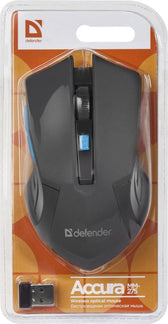 Mysz bezprzewodowa Defender ACCURA MM-275 optyczna 1600dpi 6P czarno-niebieska