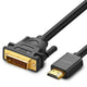 Kabel HDMI - DVI Ugreen HD106 4K 2m - czarny