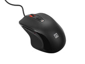 Mysz przewodowa Natec PIGEON 2 optyczna 4000dpi USB programowalna czarna