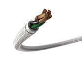 Kabel Natec Extreme Media micro USB-B - USB-A M/M 1m srebrny LED