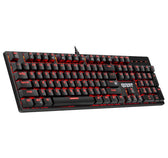Klawiatura przewodowa Defender QUEST GK-596 MECHANICZNA podświetlana gaming RGB