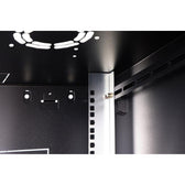 Szafa sieciowa wisząca jednosekcyjna DIGITUS Dynamic 19" 7U, 600x600, drzwi szyba, czarny, niezmontowana, 60kg