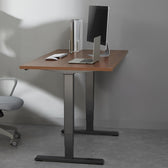 Biurko elektryczne bez blatu Ergo Office, do pracy stojąco-siedzącej, max. 125kg, max. wys. 1280mm, dotykowy panel, ER-422