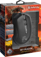 Mysz przewodowa Defender SKY DRAGON GM-090L 3200dpi 6P + podkładka Gaming + GRA