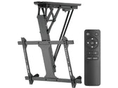Uchwyt do TV elektryczny sufitowy Maclean MC-880 do pochyłych ścian 32"-70" 35kg max pilot max VESA 600x411