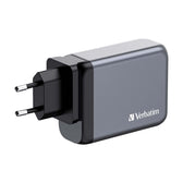 Ładowarka sieciowa Verbatim GaN GNC-100 3xUSB-C PD (2x100W+65W) 1xUSB-A QC 3.0
