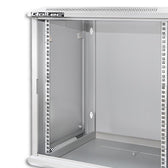 Szafa RACK Qoltec 19" | 12U | 600x635x450 | Szara | Wisząca