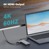 Stacja dokująca DIGITUS USB Typ C 7-portów HDMI 4K/60Hz PD 3.0