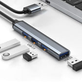 Hub Qoltec adapter USB 3.0 4w1 | USB 3.0 | 3x USB 2.0