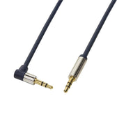 Kabel audio stereo LogiLink CA11100 3,5 mm, M/M, 1m, kąt 90°