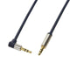 Kabel audio stereo LogiLink CA11100 3,5 mm, M/M, 1m, kąt 90°