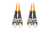 Patchcord światłowodowy Lanberg MM ST/UPC-ST/UPC DUPLEX 3.0MM OM2 50/125 LSZH 15m pomarańczowy