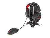 Hub USB Genesis VANAD 500 + Mouse Bungee + uchwyt na słuchawki podświetlenie