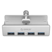 Hub USB Orico MH4PU-P-SV-BP 4x USB-A, 5Gbps, aktywny, biurkowy