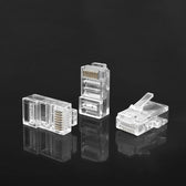 Wtyk QOLTEC złącze modularne RJ45 | CAT5e | UTP | Pozłacane styki | 10 sztuk