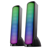 Głośniki Defender SKYPULSE 2.0 10W Bluetooth USB podświetlenie RGB