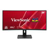 Monitor ViewSonic 34” VA3420C-2 Curved Monitor VA UWQHD 120Hz HDMI DP HUB głośniki