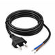Kabel zasilający Qoltec CEE 7/16 (C) | 2x0.75mm2 | 1.8m