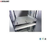 Półka do szafy 19" Intellinet 470mm 1U perforowana, szara