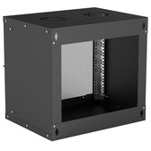 Szafa wisząca Intellinet BASIC, 9U, 540/560, Rack 19", szklane drzwi, FLATPACK, czarna