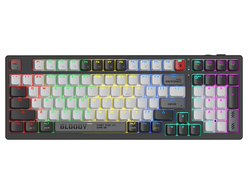 Klawiatura bezprzewodowa A4tech Bloody WS98 Grey WRLS