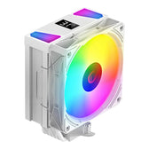 Chłodzenie CPU Rampage  OCTAGONC70-WHITE  LGA1700/AM5 LCD wentylator infinity 120mm ARGB biały PWM