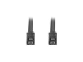 Kabel SATA Lanberg DATA III (6Gb/s) F/F 0,3m metalowe zatrzaski czarny