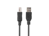 Kabel USB 2.0 Lanberg USB-A(M)->USB-B(M) 1,8m czarny ferryt box