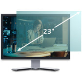 Filtr światła niebieskiego Qoltec 23" | 16:9 | Ochrona wzroku | Anti Glare | Matowy | na monitor