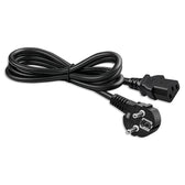 Kabel zasilający Qoltec wtyczka kątowa SCHUKO CEE 7/7 (E/F) | IEC C13 2m 3 * 0,75mm2