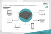 Stacja dokująca DIGITUS do SSD M.2 NVMe z funkcją klonowania offline, USB-C, czarna