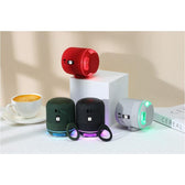 Głośnik Techly Bluetooth 5W TWS LED/MP3/MicroSD Czarny